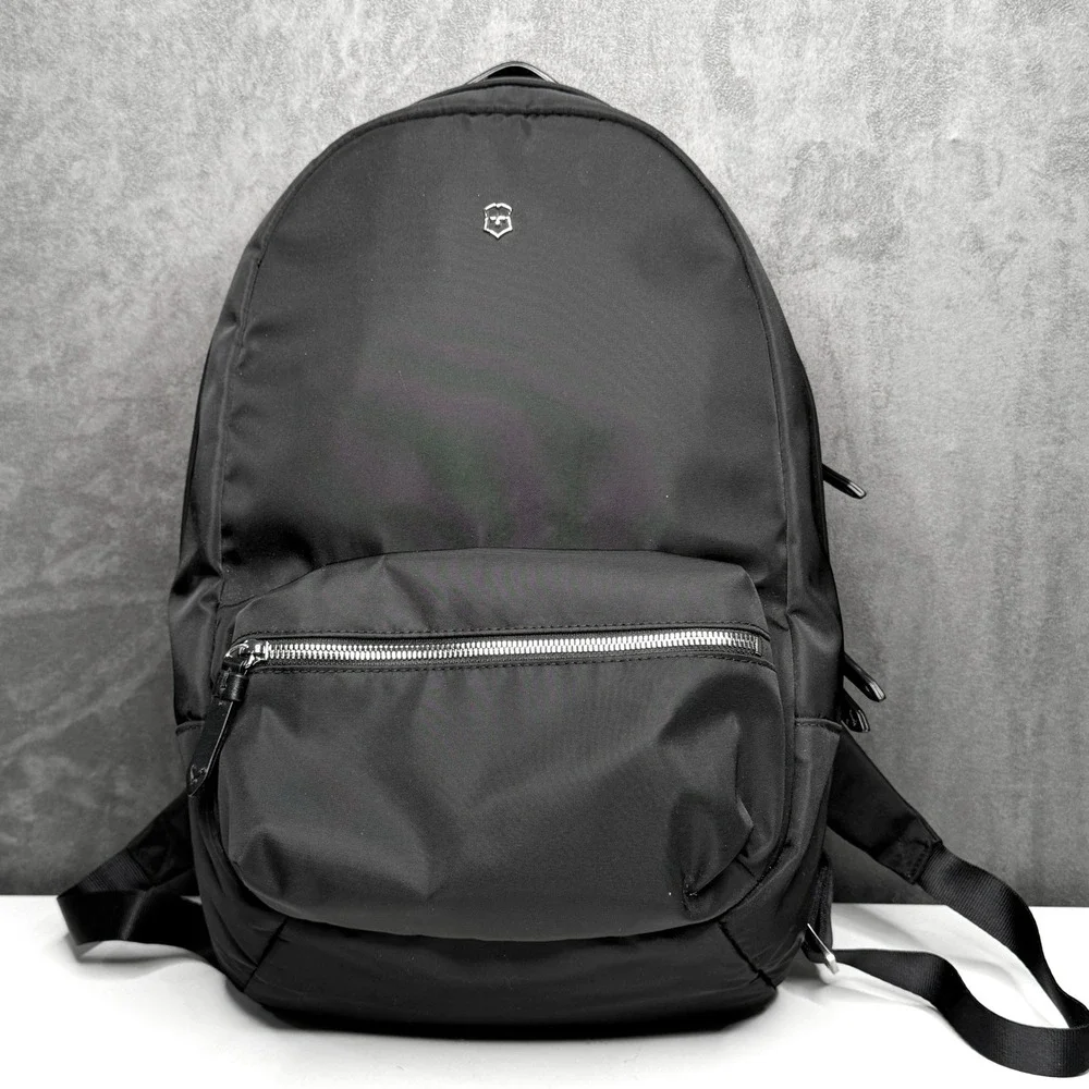 Victorinox Victoria 2.0 Deluxe Business Backpack Black Nylon Laptop Bag Travel